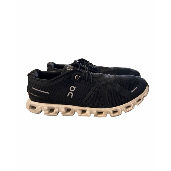 ON Cloud 5 Running  Atheltic Sneakers Men US 8.5 Trainers  Mesh Top Black Shoes main image 6